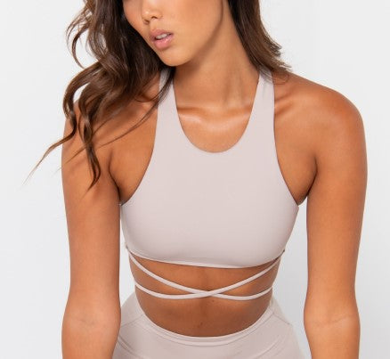 AW/24-020 racer back top with strap details